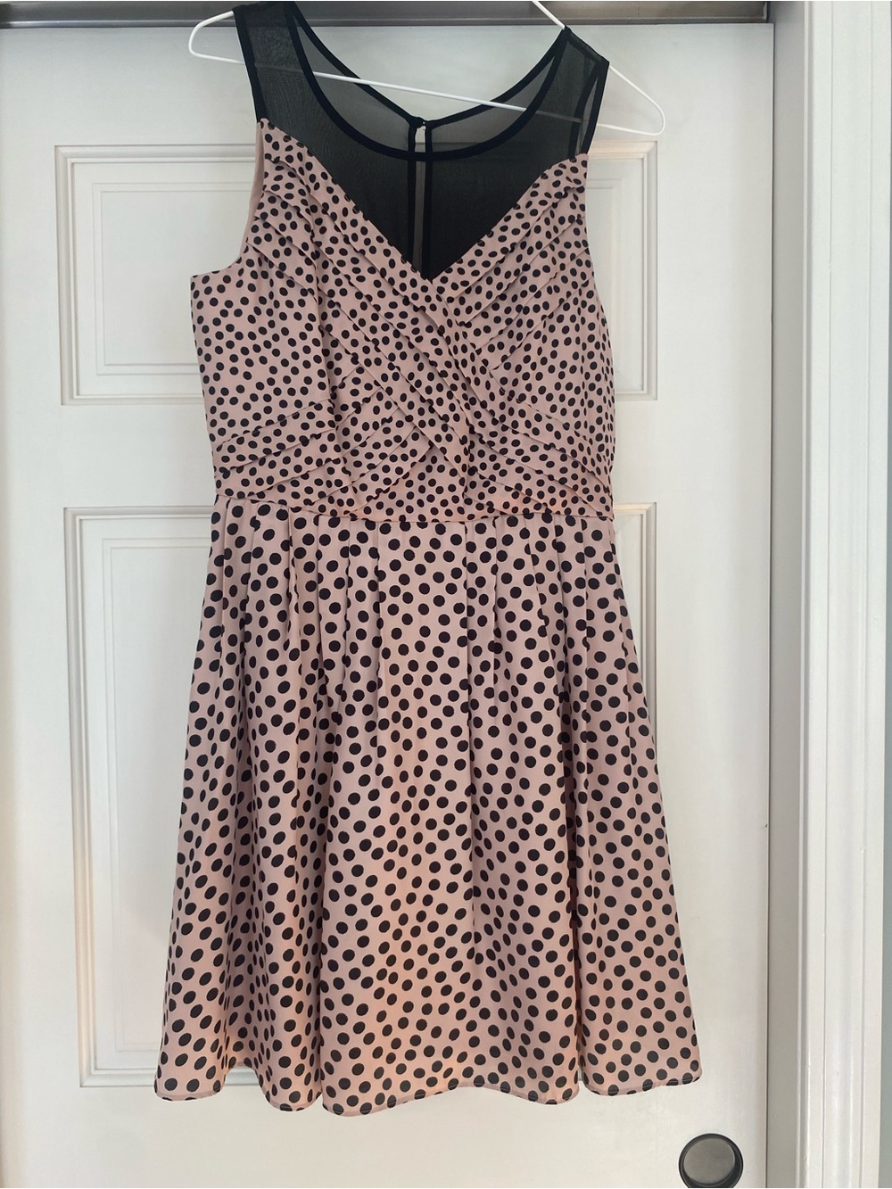 LC Lauren Conrad Dress with Polka Dot Detail